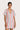 Serena V Neck Mini Dress - Cassis stripe