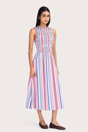 Sophia Dress  - Ikaria stripe
