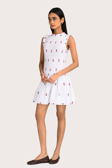 Raffaella Mini Dress  - White