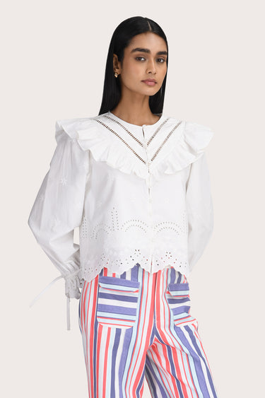 Myra Blouse  - White