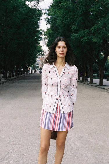 Corina Skirt  - Ikaria stripe