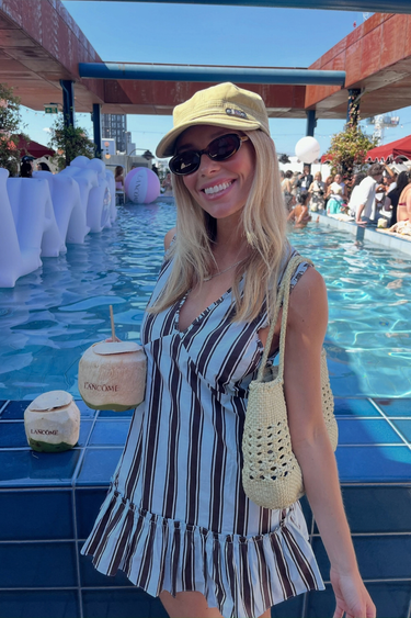Eli Mini Dress - Regal Stripe