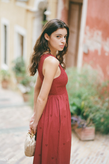 Alfie Dress - Berry