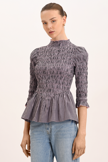 Ana Blouse - Midnight Blush