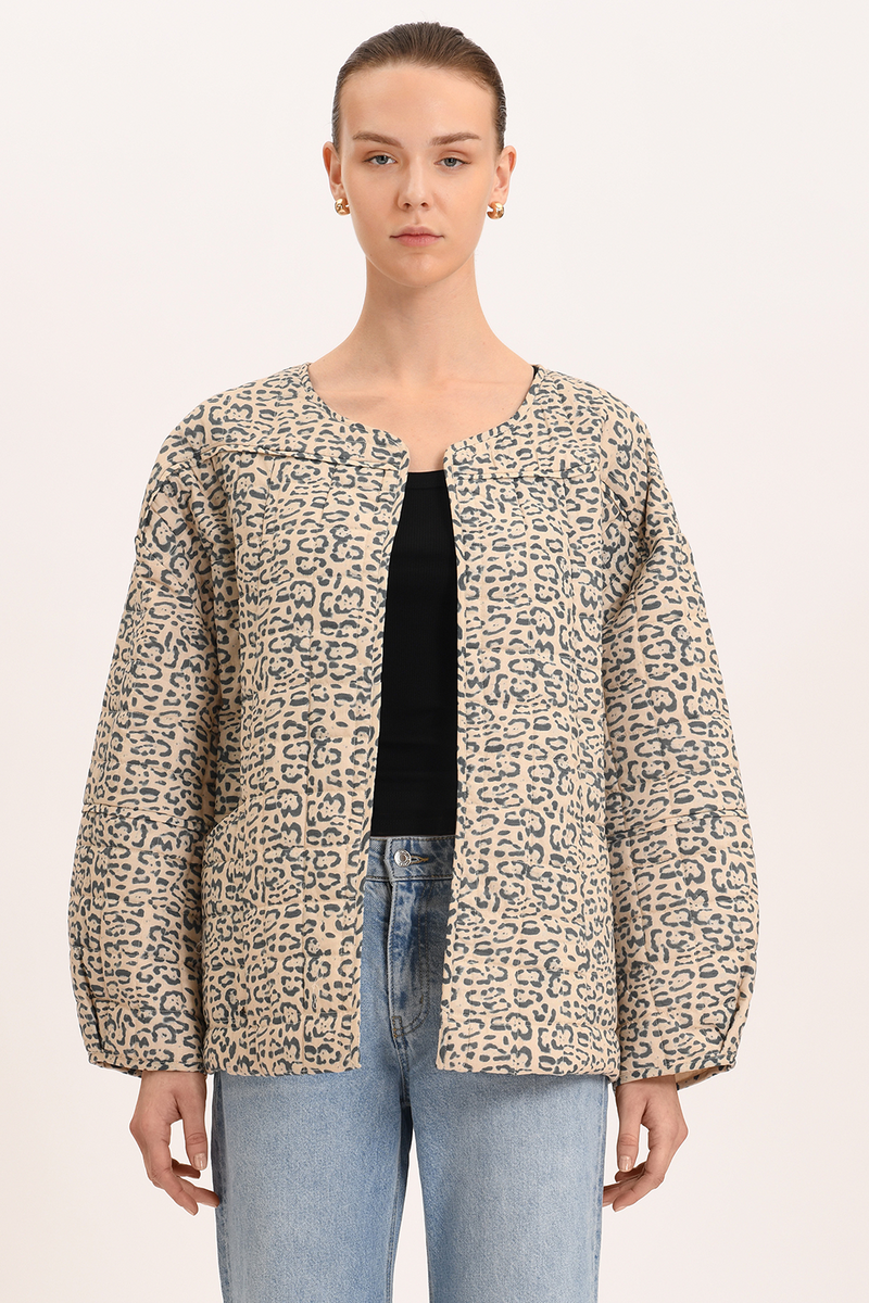 Anja Quilt Jacket - Animal