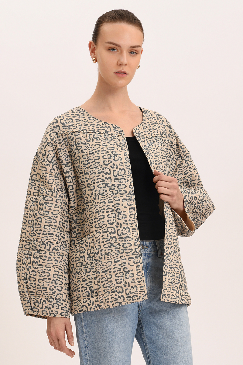 Anja Quilt Jacket - Animal