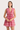 Cecile Mini Dress - Merlot Check