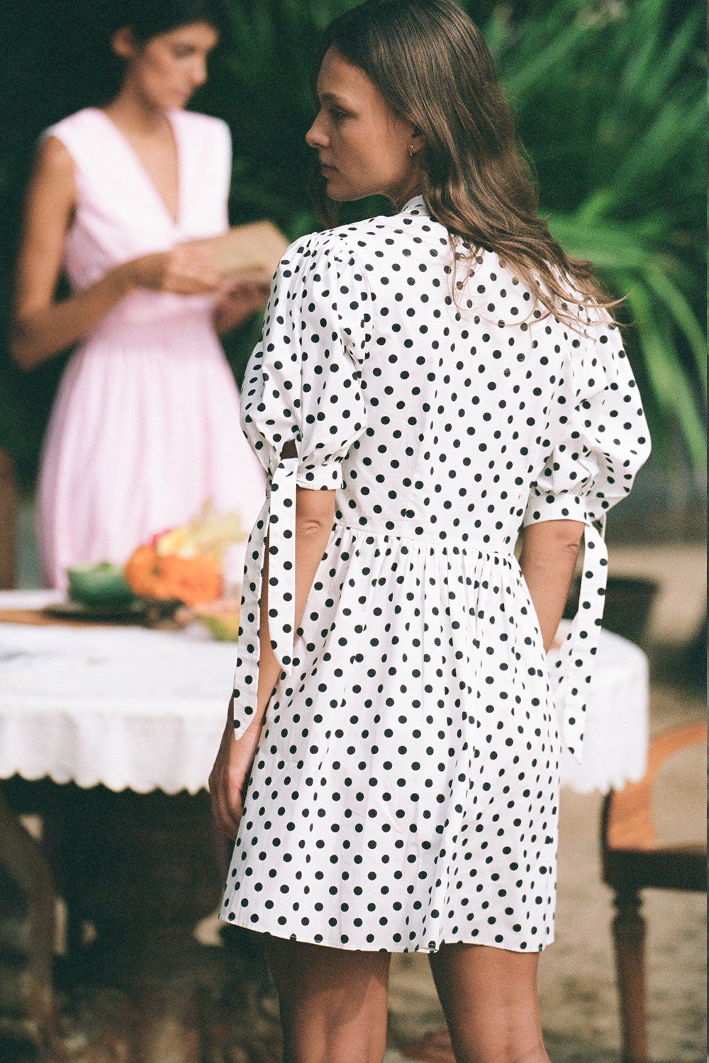 Elsa Mini Dress - Polka | steele. label Elsa Mini Dress - Polka | steele. label