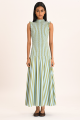 Gabrielle Dress  - Chene Stripe