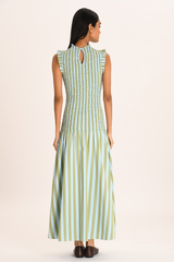 Gabrielle Dress  - Chene Stripe
