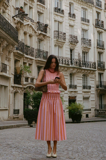 Celia Skirt - Carinvale Stripe