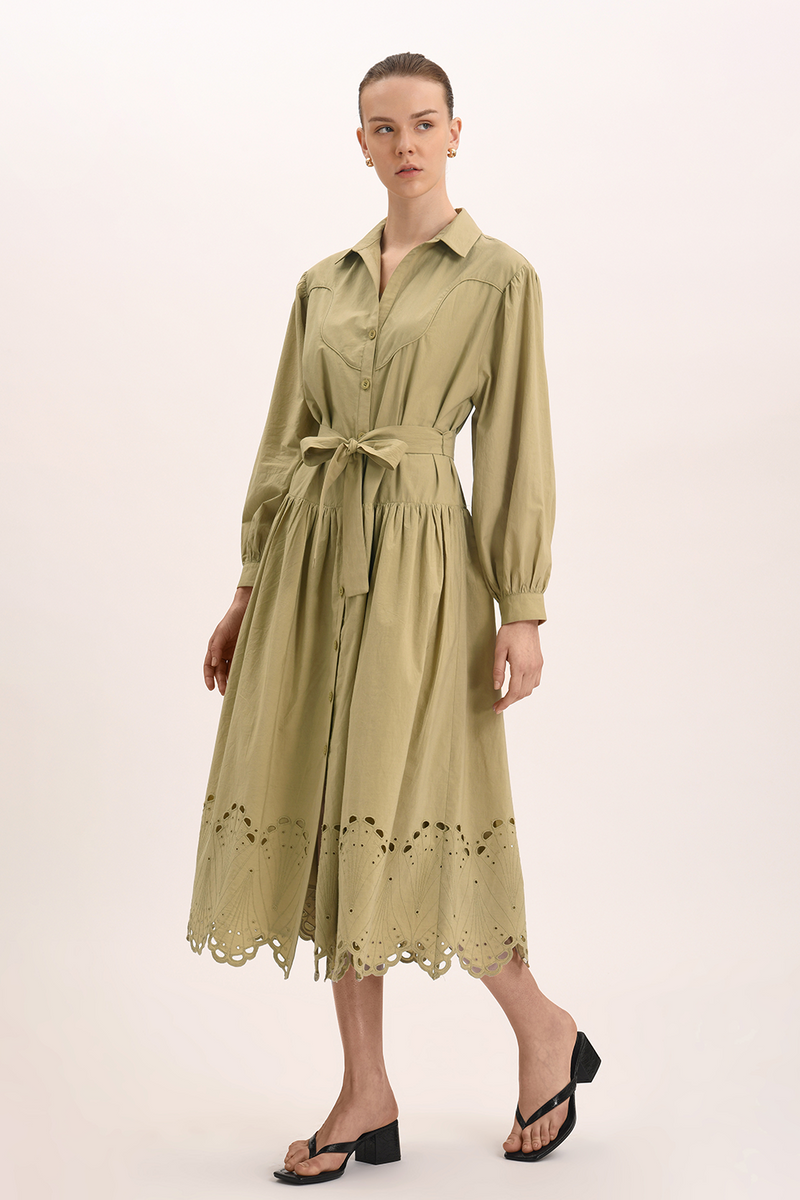 Roma Dress - Sage