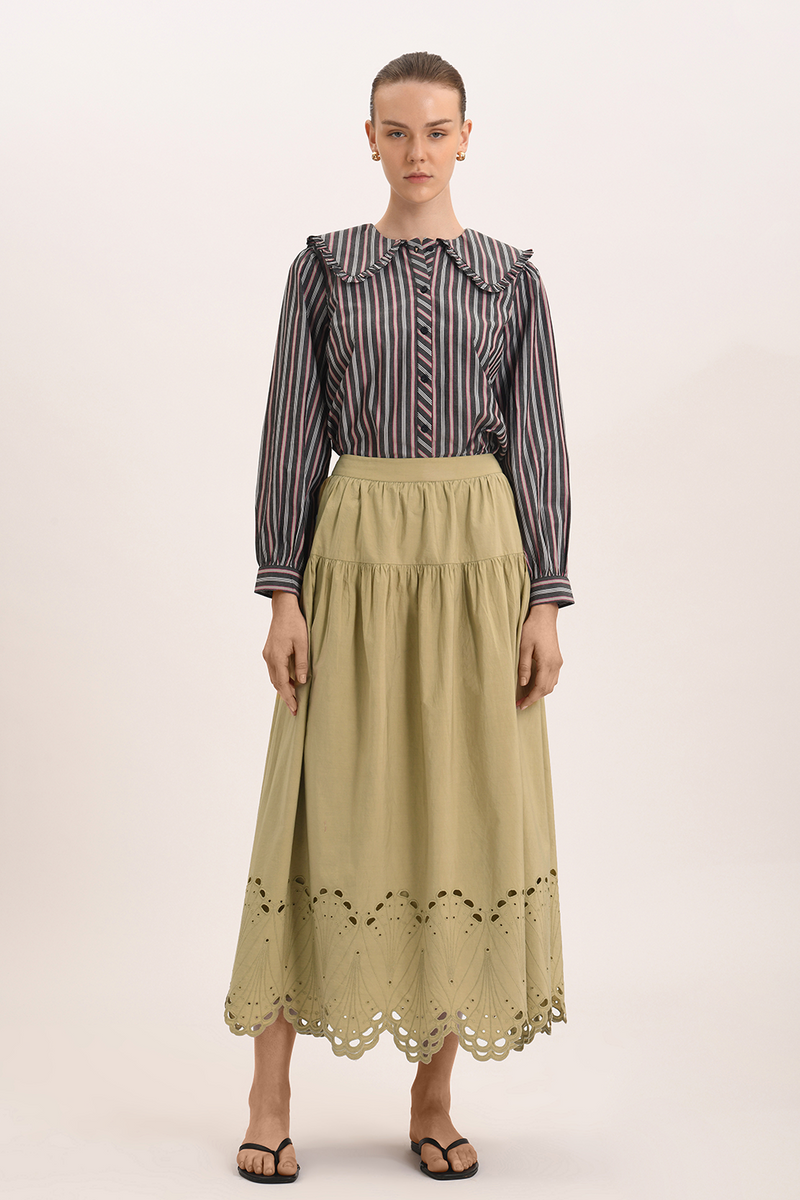 Rossella Skirt - Sage