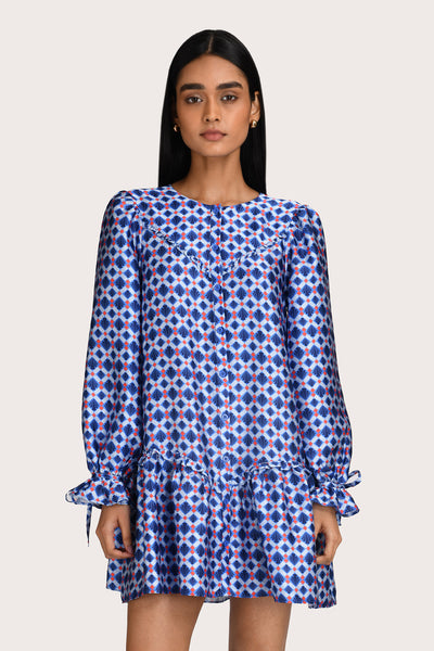 Mae Mini Dress - Sapphire
