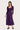 Selene Midi Dress - Bordeaux Check