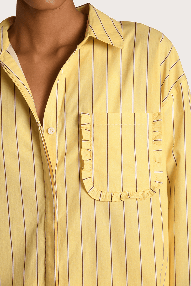 Alba Shirt - Yellow - steele label