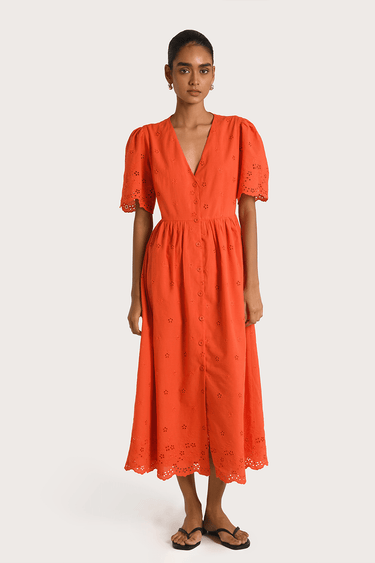 Amalie Dress - Red - steele label