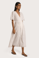 Amalie Dress - White - steele label