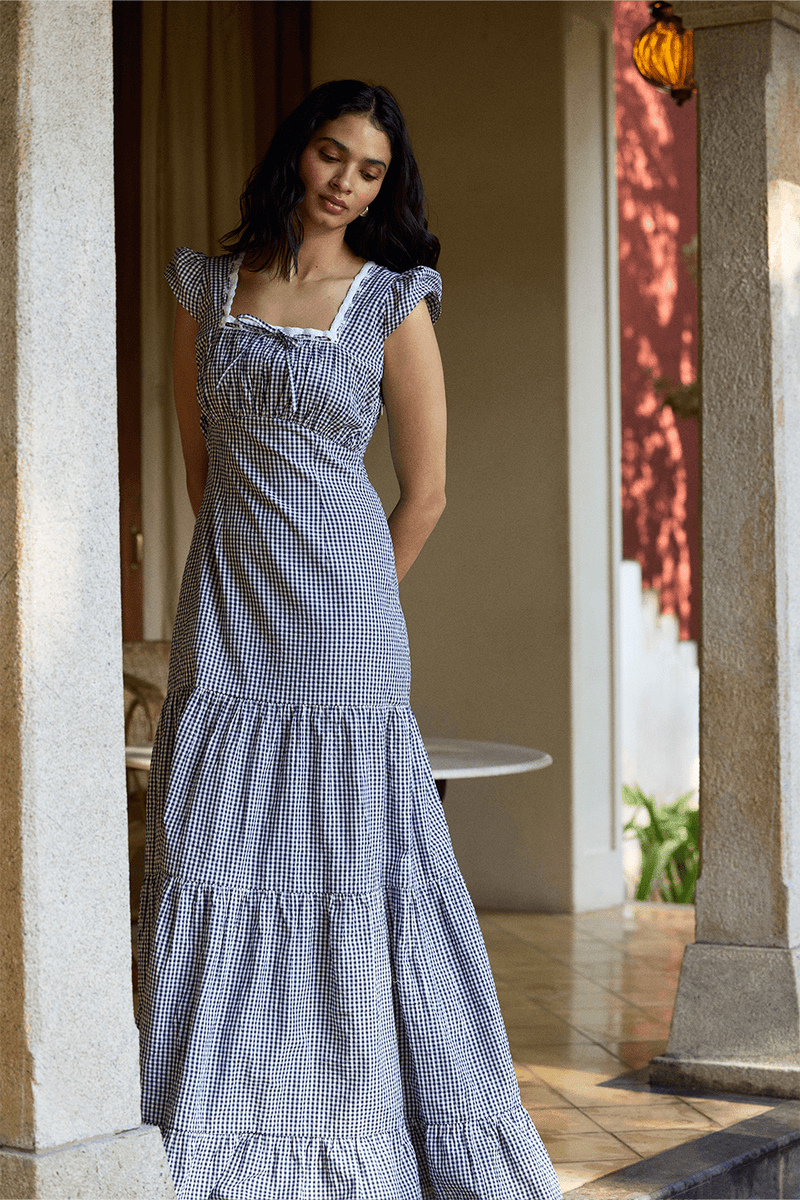 Emelie Dress - Navy - steele label