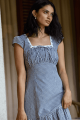Emelie Dress - Navy - steele label