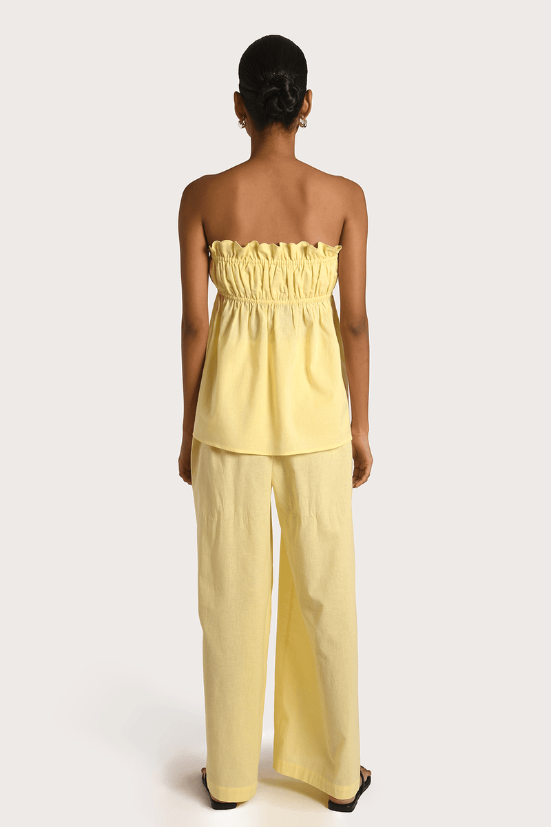 Eva Top - Yellow - steele label