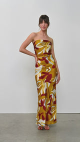 Sylviana Scarf Top - Maple Breeze