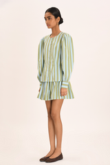Ines Blouse - Chene Stripe