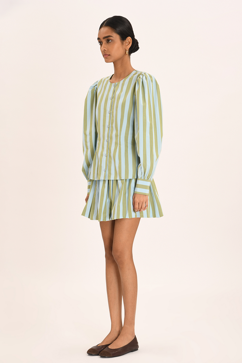 Ines Blouse - Chene Stripe