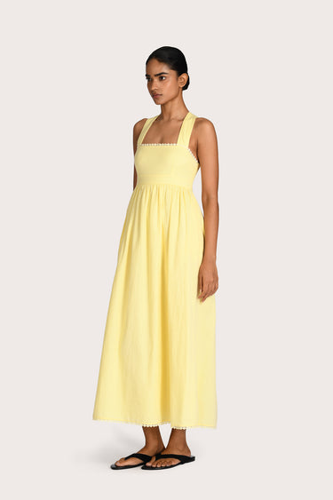 Coraline Midi Dress - Limone