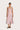 Fredrika Drop Waist Midi Dress - Cassis stripe
