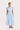 Isabelle Embroidered Flutter Sleeve Dress - Blue Flicker