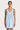 Lucille Embroidered Gathered Mini Dress - Blue Flicker