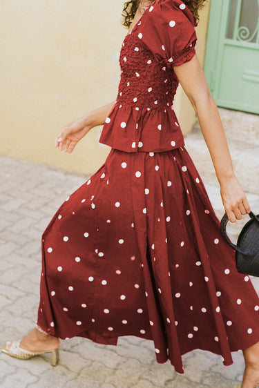 Maja Skirt - Ruby Polka