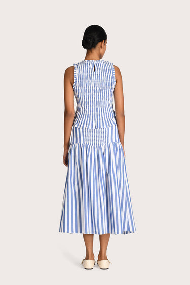 Mathilde Drop Waist Skirt - Amalfie Stripe