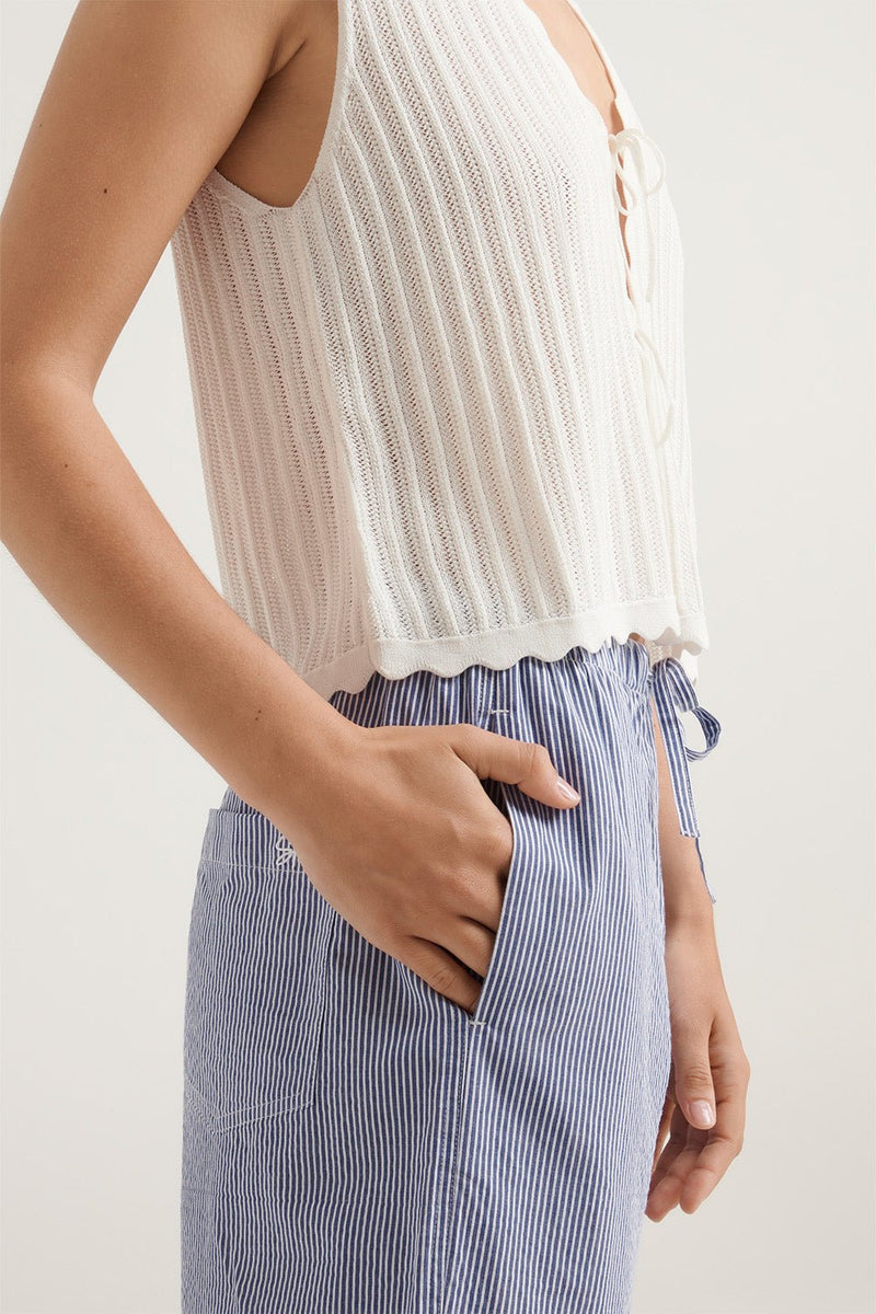 Alessandra Pant - Ischia Stripe - steele label