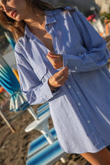 Alessia Shirt - Ischia Stripe - steele label