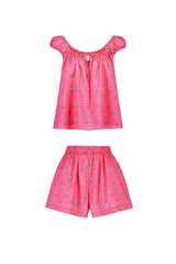 Cassie Top - Pink Oleander - steele label