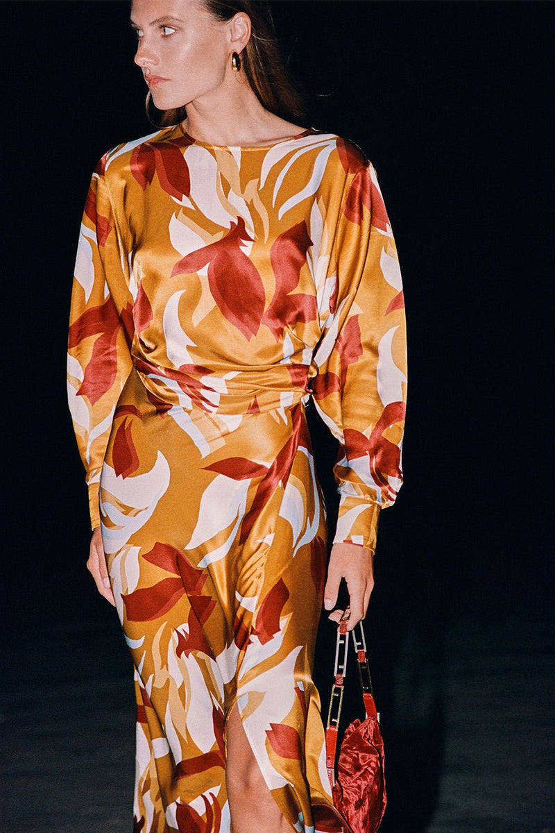 Evelyn Dress - Maple Breeze - steele label