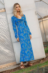 Felicia Dress - Azure Floral - steele label
