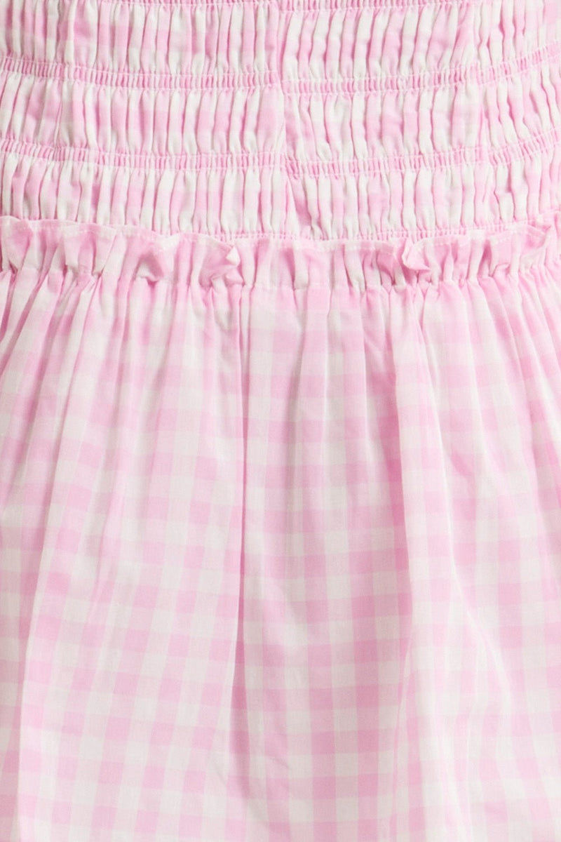 Fraya Dress - Pink Check - steele label