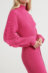 Gianna Dress - Raspberry Shimmer - steele label