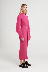 Gianna Dress - Raspberry Shimmer - steele label