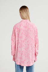 Gwyneth Shirt - Pink Paisley - steele label