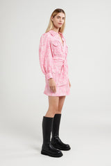 Isabella Dress - Pink Paisley - steele label