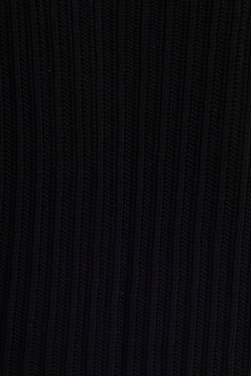 Juliet Knitted Vest - Black - steele label