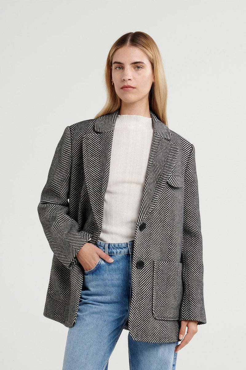 Kinsley Jacket - Herringbone