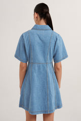 Lexie Dress - Vintage Blue - steele label