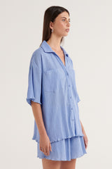 Mecca Shirt - Cornflower Blue - steele label