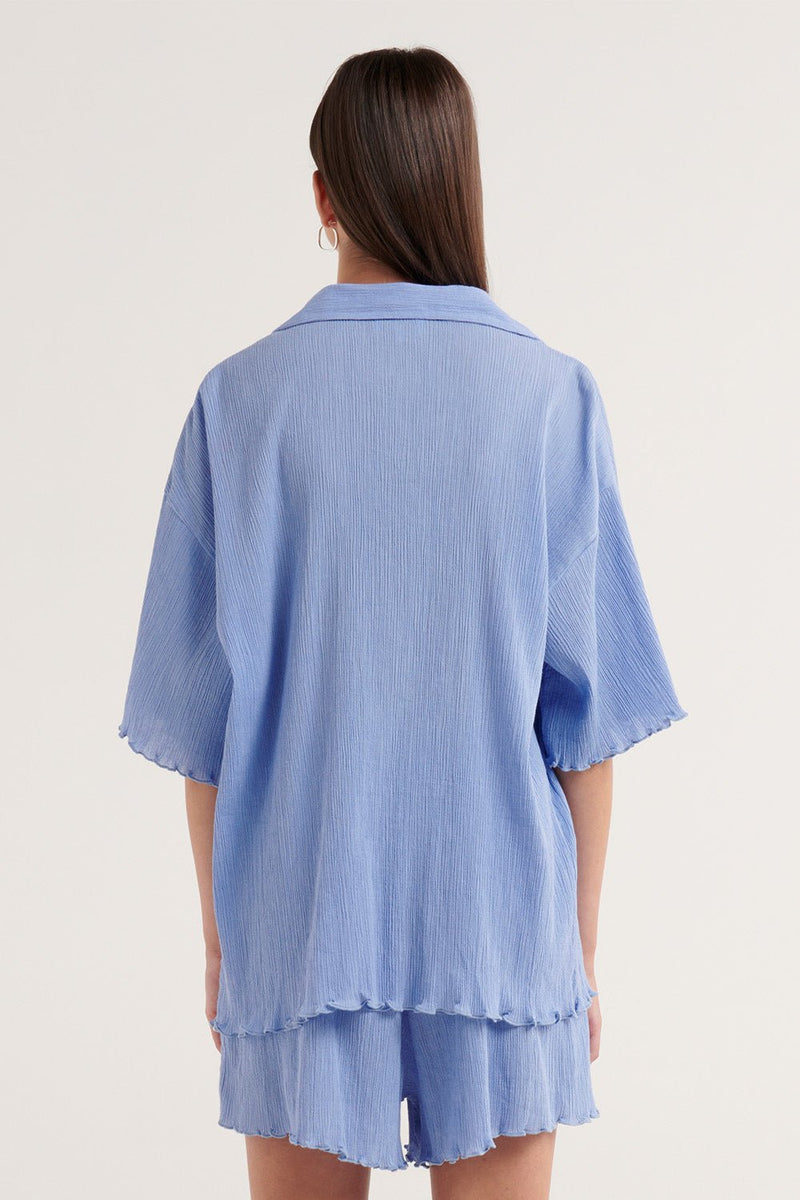 Mecca Shirt - Cornflower Blue