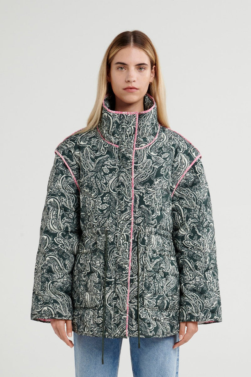 Natalia Jacket - Forest Paisley - steele label